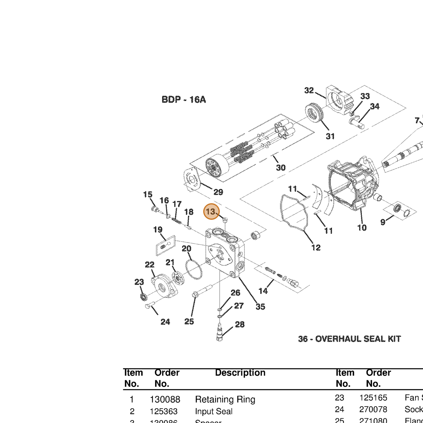Grasshopper part 103739 — IPL diagram snippet (6x zoom, amber highlight)