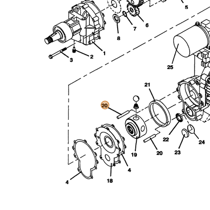 Grasshopper part 103744 — IPL diagram snippet (6x zoom, amber highlight)