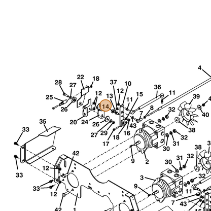 Grasshopper part 120025 — IPL diagram snippet (6x zoom, amber highlight)