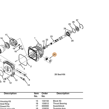 Grasshopper part 125355 — IPL diagram snippet (6x zoom, amber highlight)