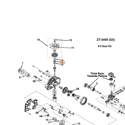Grasshopper part 125372 — IPL diagram snippet (6x zoom, amber highlight)