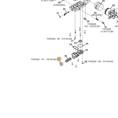 Grasshopper part 126552 — IPL diagram snippet (6x zoom, amber highlight)