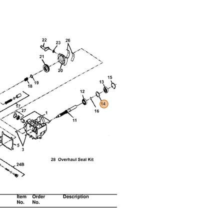 Grasshopper part 130085 — IPL diagram snippet (6x zoom, amber highlight)