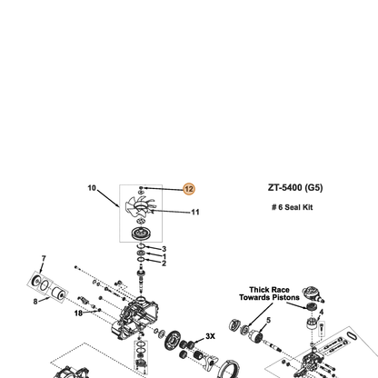 Grasshopper part 130235 — IPL diagram snippet (6x zoom, amber highlight)