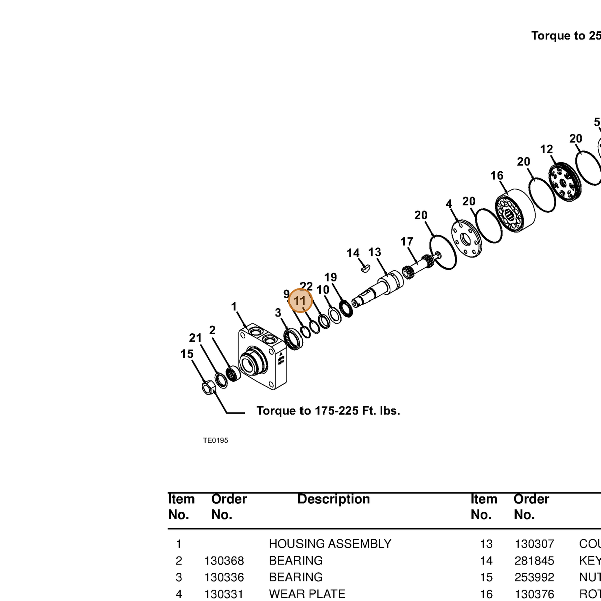 Grasshopper part 130304 — IPL diagram snippet (6x zoom, amber highlight)