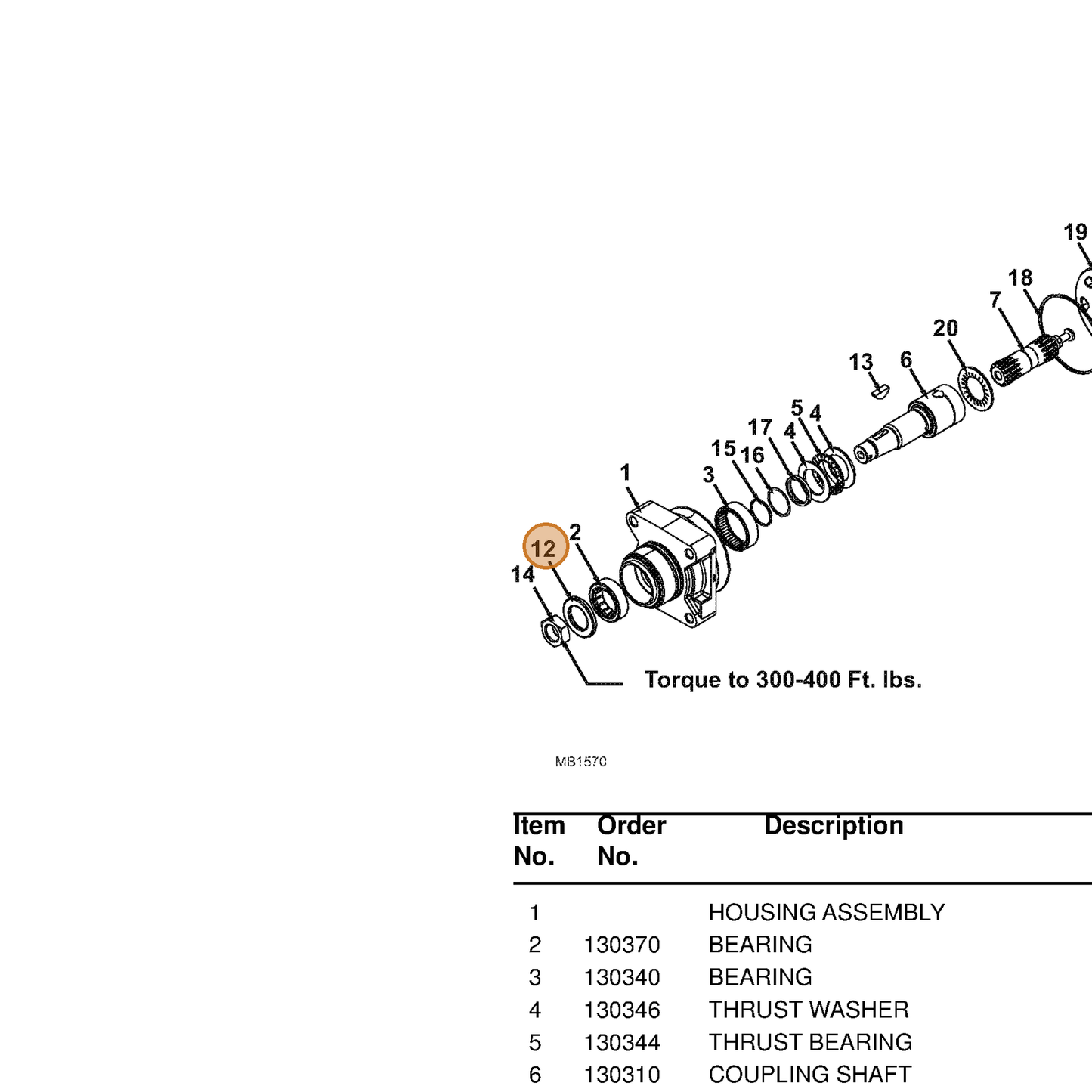 Grasshopper part 130315 — IPL diagram snippet (6x zoom, amber highlight)