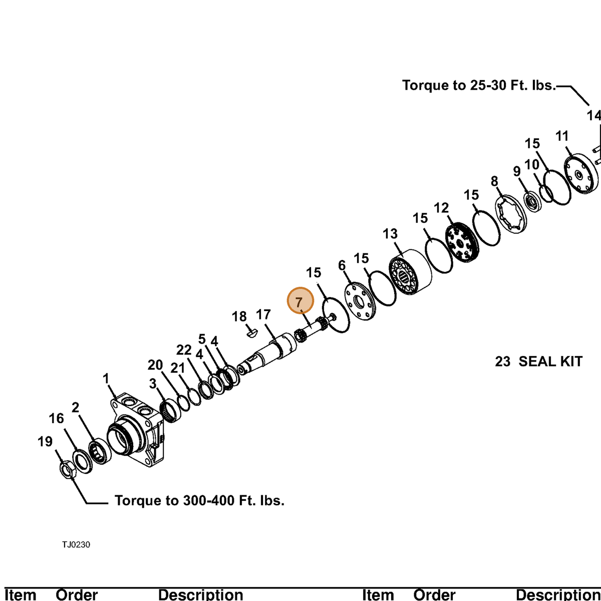 Grasshopper part 130319 — IPL diagram snippet (6x zoom, amber highlight)