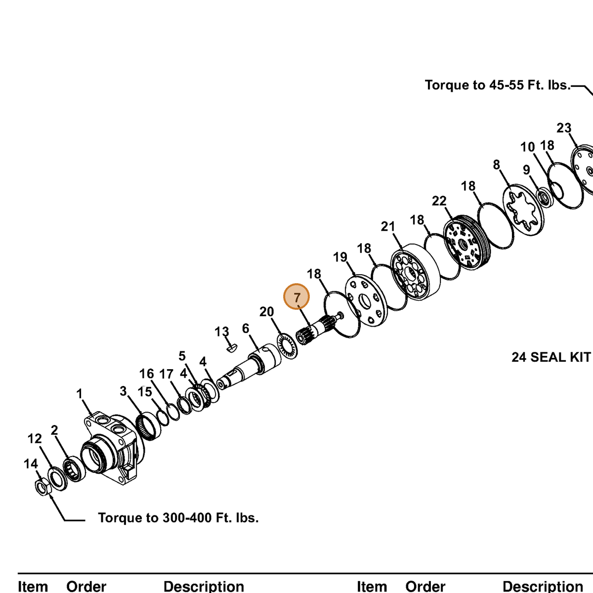 Grasshopper part 130323 — IPL diagram snippet (6x zoom, amber highlight)