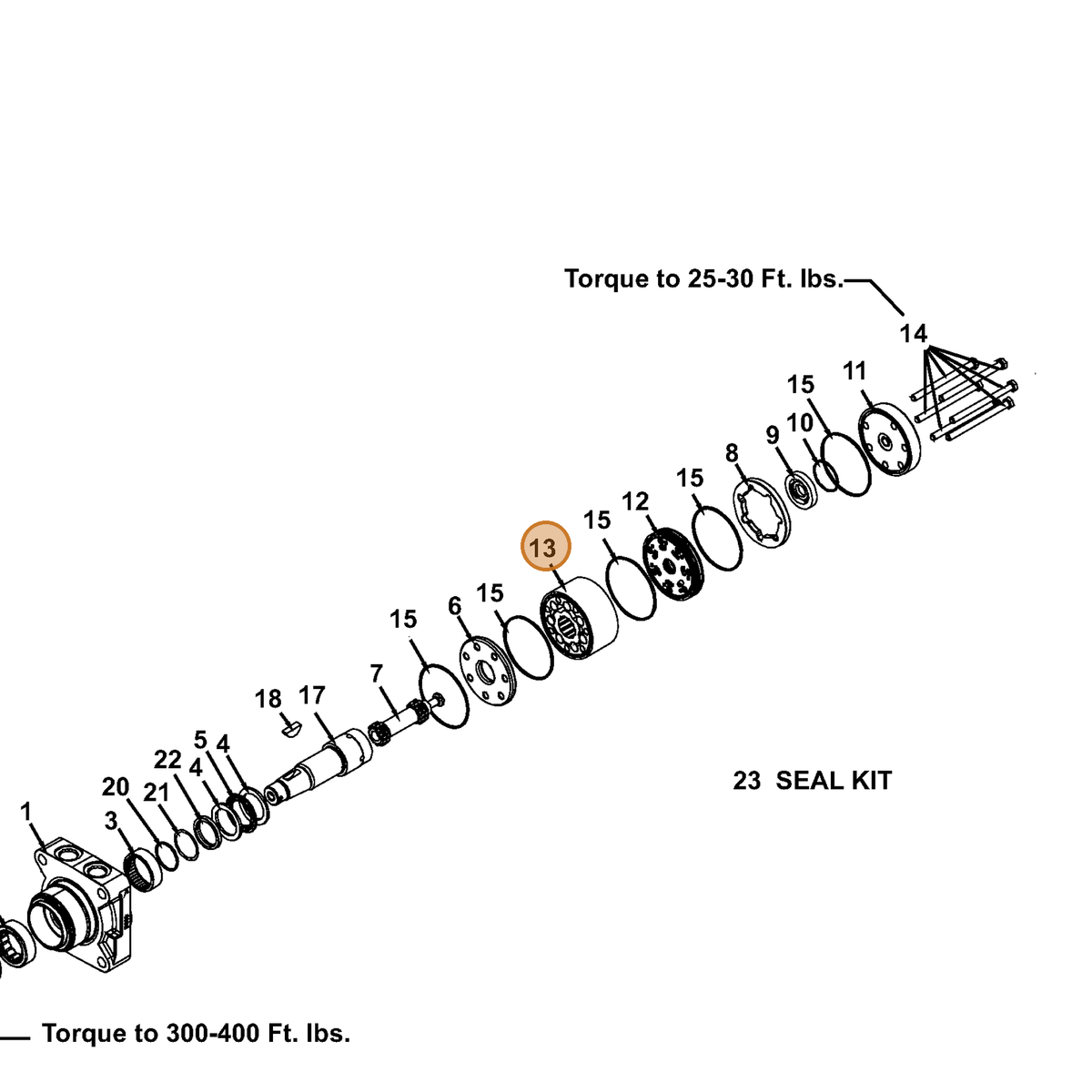 Grasshopper part 130377 — IPL diagram snippet (6x zoom, amber highlight)