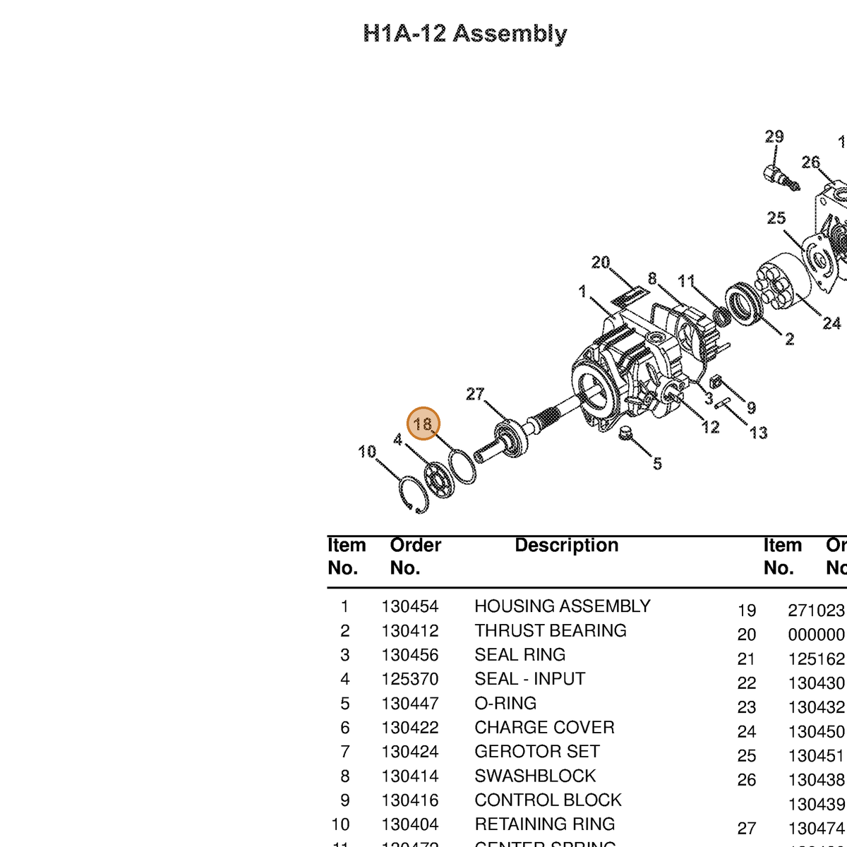 Grasshopper part 130406 — IPL diagram snippet (6x zoom, amber highlight)
