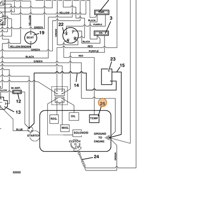 Grasshopper part 141218 — IPL diagram snippet (6x zoom, amber highlight)
