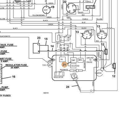 Grasshopper part 141220 — IPL diagram snippet (6x zoom, amber highlight)