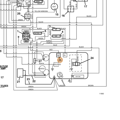 Grasshopper part 141224 — IPL diagram snippet (6x zoom, amber highlight)