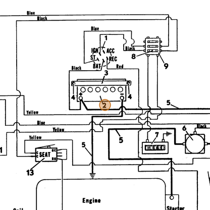 Grasshopper part 180125 — IPL diagram snippet (6x zoom, amber highlight)