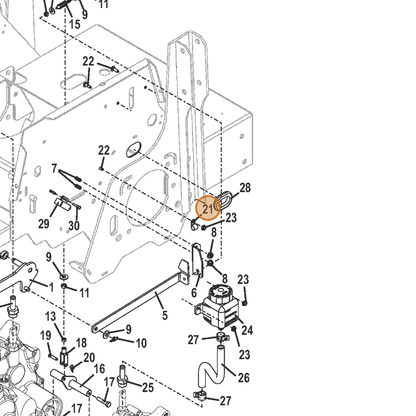 Grasshopper part 180605 — IPL diagram snippet (6x zoom, amber highlight)