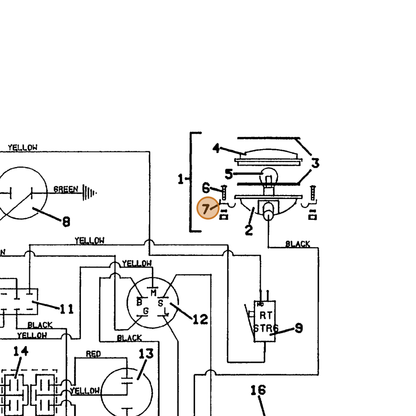 Grasshopper part 180635 — IPL diagram snippet (6x zoom, amber highlight)