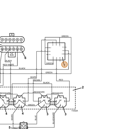 Grasshopper part 183946 — IPL diagram snippet (6x zoom, amber highlight)