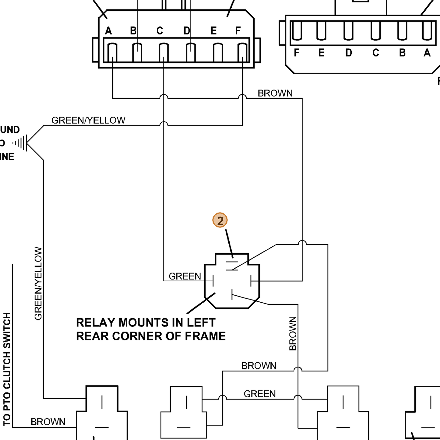 Grasshopper part 184581 — IPL diagram snippet (6x zoom, amber highlight)
