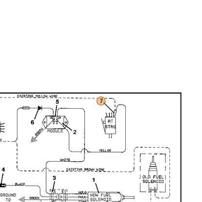 Grasshopper part 184741 — IPL diagram snippet (6x zoom, amber highlight)
