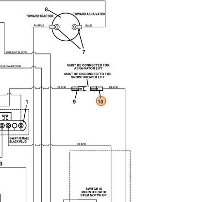 Grasshopper part 184912 — IPL diagram snippet (6x zoom, amber highlight)