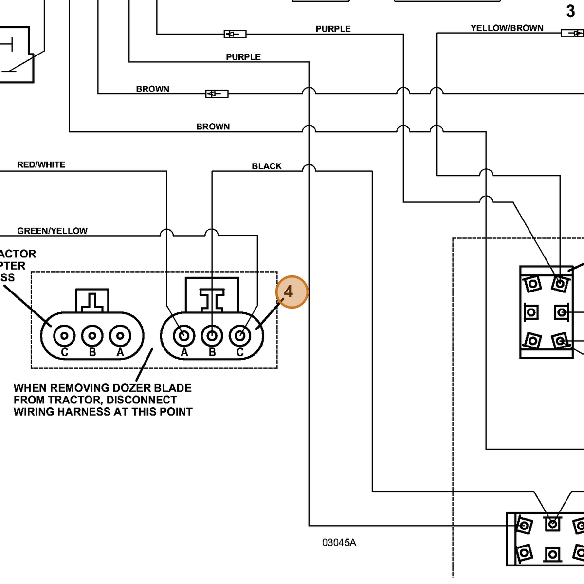 Grasshopper part 184974 — IPL diagram snippet (6x zoom, amber highlight)