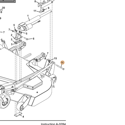 Grasshopper part 243635 — IPL diagram snippet (6x zoom, amber highlight)