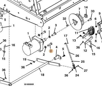 Grasshopper part 243770 — IPL diagram snippet (6x zoom, amber highlight)