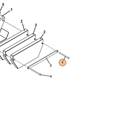 Grasshopper part 247325 — IPL diagram snippet (6x zoom, amber highlight)
