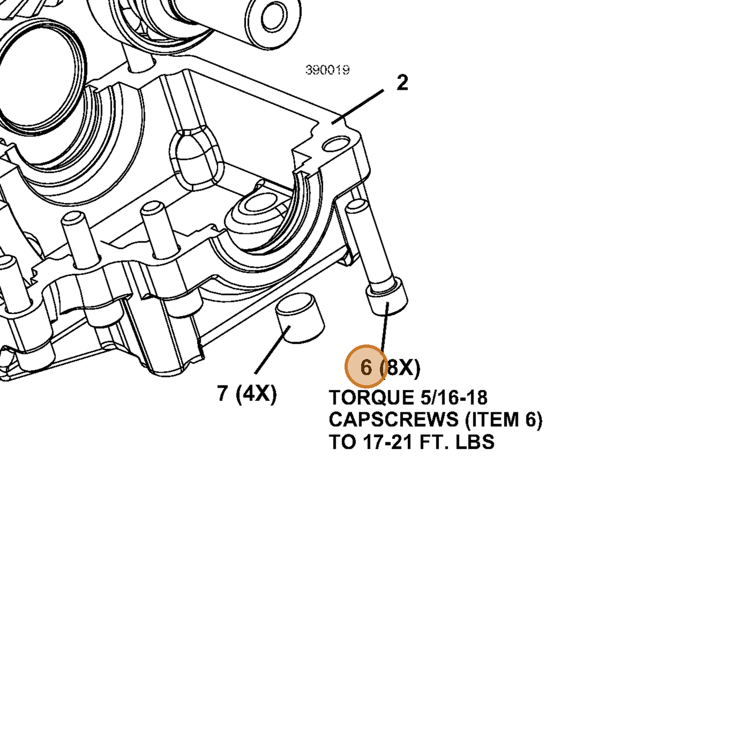 Grasshopper part 259596 — IPL diagram snippet (6x zoom, amber highlight)