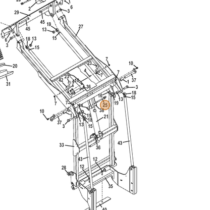Grasshopper part 260412 — IPL diagram snippet (6x zoom, amber highlight)