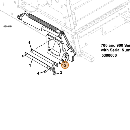 Grasshopper part 260648 — IPL diagram snippet (6x zoom, amber highlight)