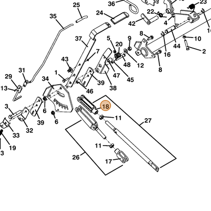 Grasshopper part 265566 — IPL diagram snippet (6x zoom, amber highlight)