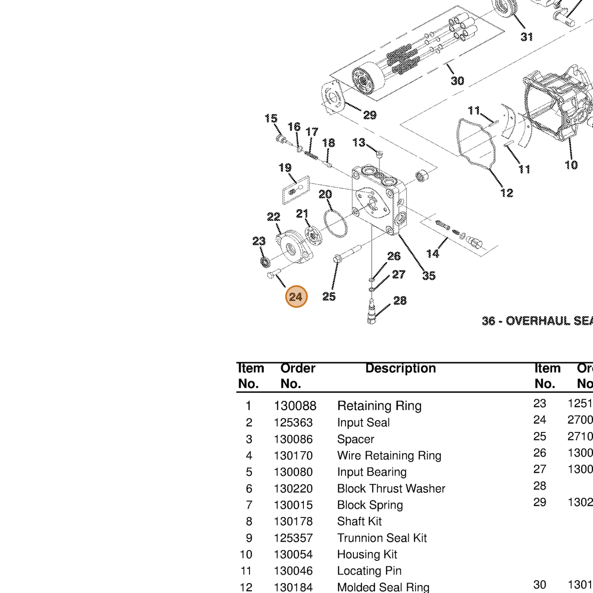 Grasshopper part 270078 — IPL diagram snippet (6x zoom, amber highlight)