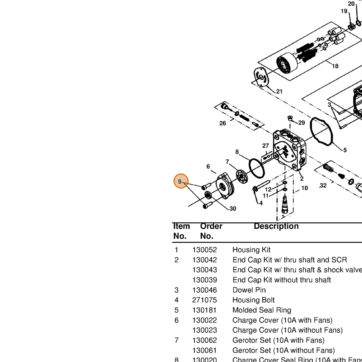 Grasshopper part 270825 — IPL diagram snippet (6x zoom, amber highlight)