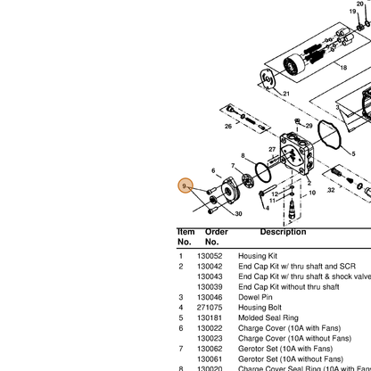 Grasshopper part 270825 — IPL diagram snippet (6x zoom, amber highlight)