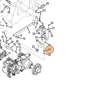 Grasshopper part 280258 — IPL diagram snippet (6x zoom, amber highlight)
