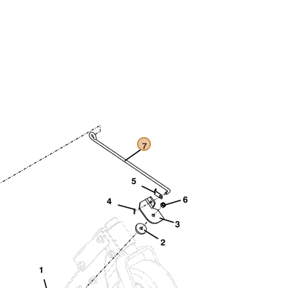 Grasshopper part 321275 — IPL diagram snippet (6x zoom, amber highlight)