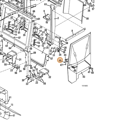 Grasshopper part 325417 — IPL diagram snippet (6x zoom, amber highlight)
