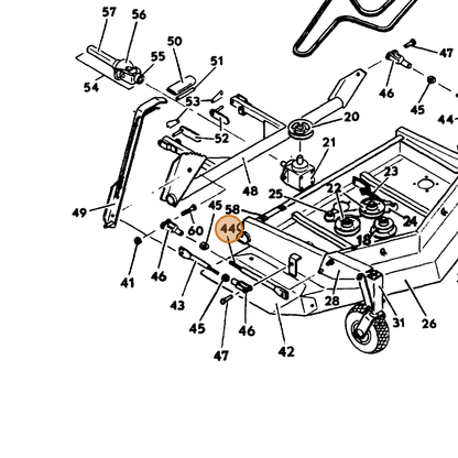 Grasshopper part 326020 — IPL diagram snippet (6x zoom, amber highlight)