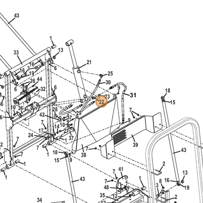 Grasshopper part 360006 — IPL diagram snippet (6x zoom, amber highlight)
