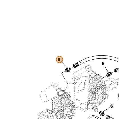 Grasshopper part 363824 — IPL diagram snippet (6x zoom, amber highlight)