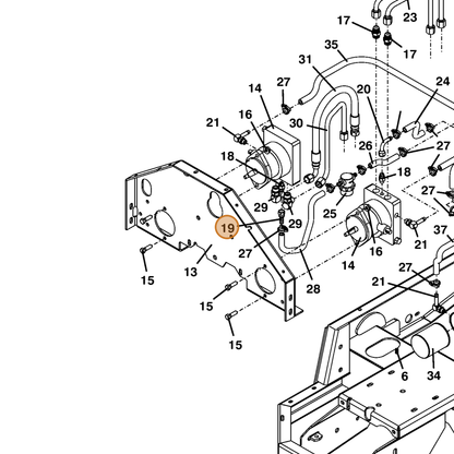 Grasshopper part 363844 — IPL diagram snippet (6x zoom, amber highlight)