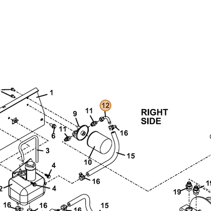 Grasshopper part 363846 — IPL diagram snippet (6x zoom, amber highlight)