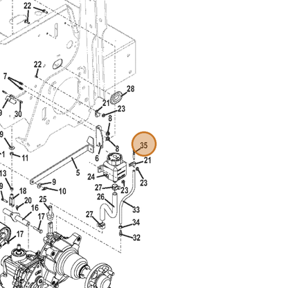 Grasshopper part 365501 — IPL diagram snippet (6x zoom, amber highlight)