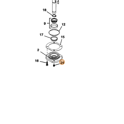 Grasshopper part 365507 — IPL diagram snippet (6x zoom, amber highlight)