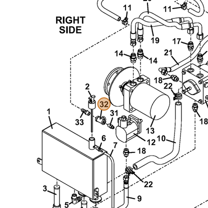 Grasshopper part 366115 — IPL diagram snippet (6x zoom, amber highlight)