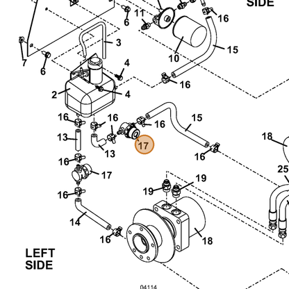 Grasshopper part 366551 — IPL diagram snippet (6x zoom, amber highlight)