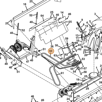 Grasshopper part 382081 — IPL diagram snippet (6x zoom, amber highlight)