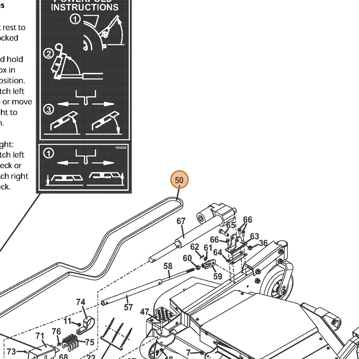 Grasshopper part 382103 — IPL diagram snippet (6x zoom, amber highlight)