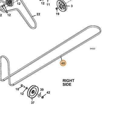 Grasshopper part 382110 — IPL diagram snippet (6x zoom, amber highlight)